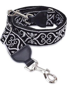Stylish Crossbody Handbag Strap Replacement with Silver Clips for Women & Girls